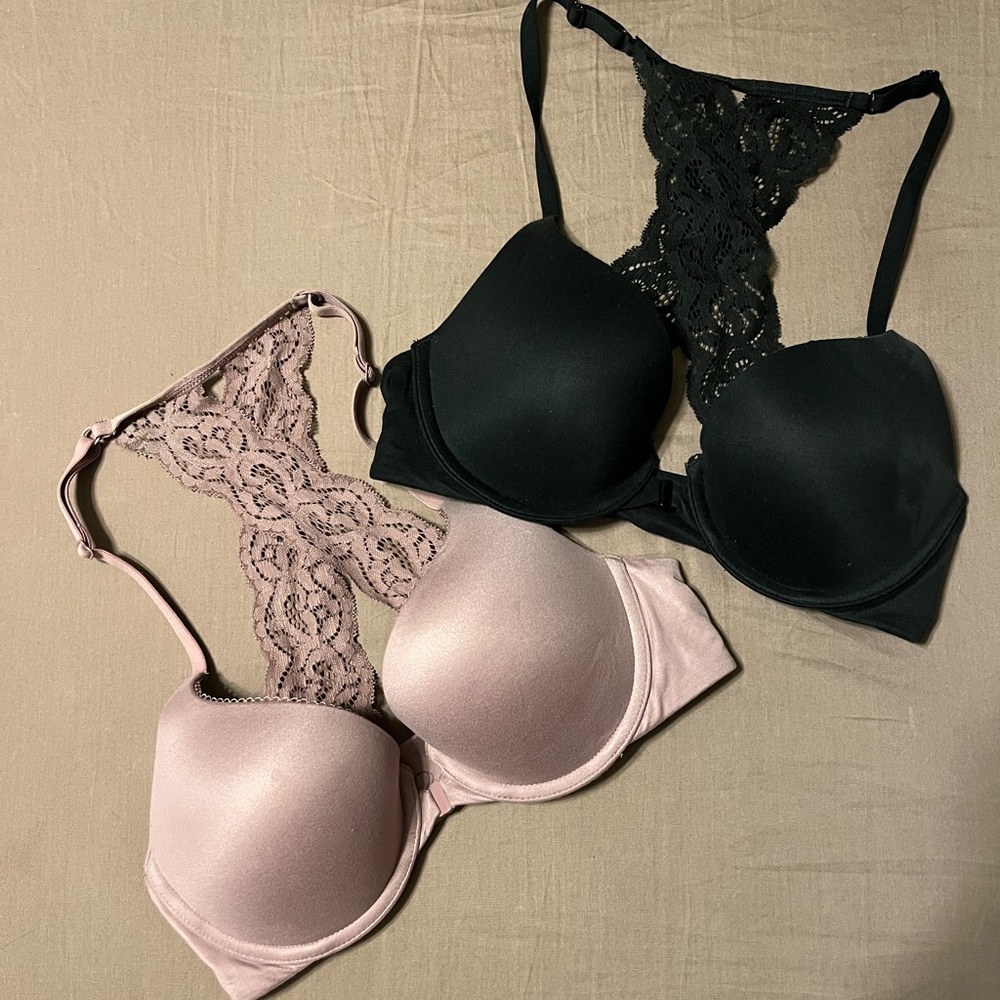 Victoria's Secret Lace Racerback - Body by Victoria Bras - 32C